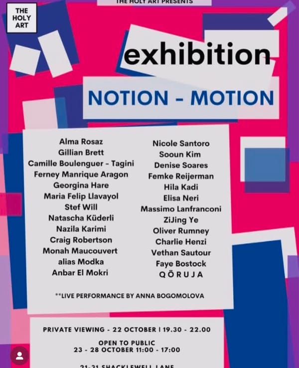 EXHIBITION - NOTION - MOTION